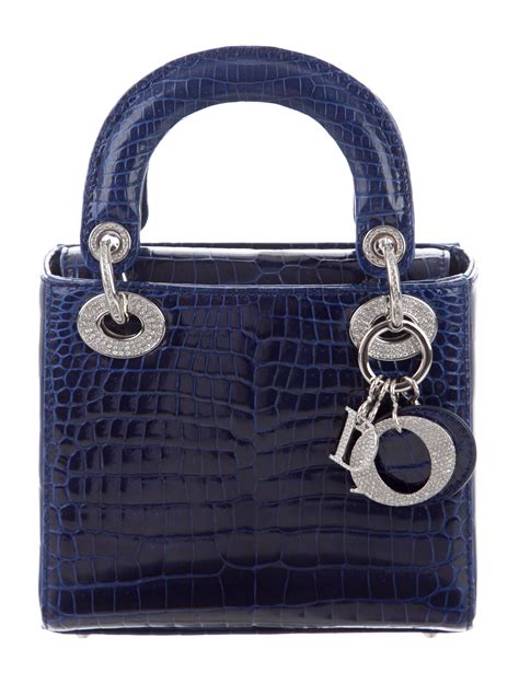 lady dior crocodile skin